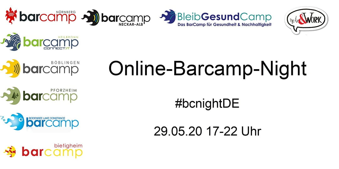 Die Online Barcamp Night #bcnightDE