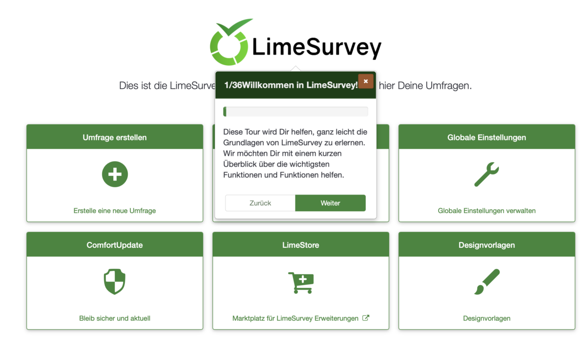 Multiple Choice Tests mit dem Open Source Tool LimeSurvey erstellen